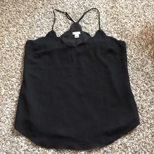 J Crew Scalloped Tank